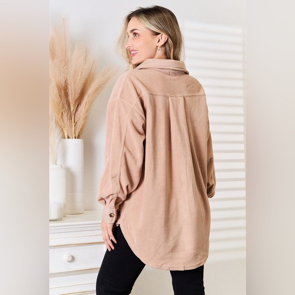 Heimish Cozy Girl Button Down Shacket - Picture 7 of 7